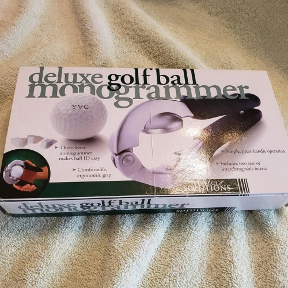 Perfect Solutions Deluxe Golf Ball Monogrammer - Picture 1 of 8